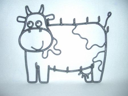 ORGANIZADOR DE COLLARES-LLAVES VACA